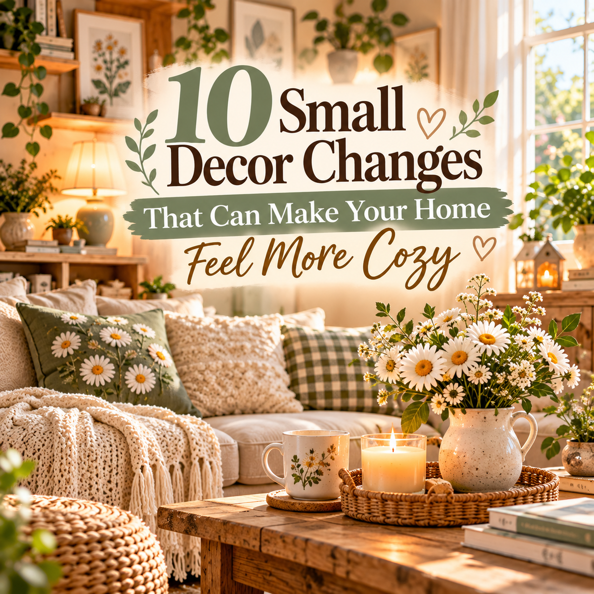 10 Small Decor Changes That Can Make Your Home Feel More Cozy
