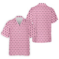 Funny Middle Finger Pink Men's Hawaiian Shirt HG  Breast Cancer Hawaiian Shirt HG  Fun Hawaiian Shirt HG  For Men