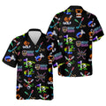 Neon Golf Clubs Men's Golf   Hawaiian Shirt HG   Funny Golf Hawaiian Shirt HG   Dad Golf Gift  Christmas Golf Gift