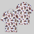 Bigfoot Sasquatch Funny Golf   Hawaiian Shirt HG   America 250 Anniversary Golf Hawaiian Shirt HG   4th Of July