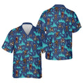Bigfoot Sasquatch Custom Men's Golf Hawaiian Shirt HG   Bigfoot Hawaiian Shirt HG   Funny Golf Gifts