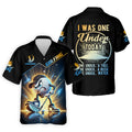 I Was One Under Today Custom Men's Golf Hawaiian Shirt HG   Funny Hawaiian Shirt HG   Dad Golf Gift