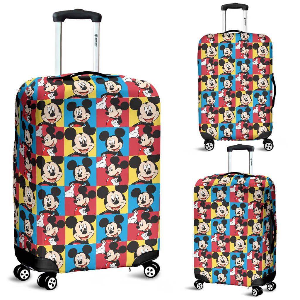 Mickey Mouse Gift Mickey Colorful Mickey Mouse Luggage Cover CHM - L