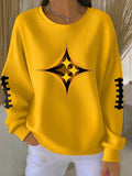 Pittsburgh Steelers Sweatshirt Women's Game Day Merch Pittsburgh Steelers Christmas Gifts Contrast Sweatshirt or Hoodie HG Gifts