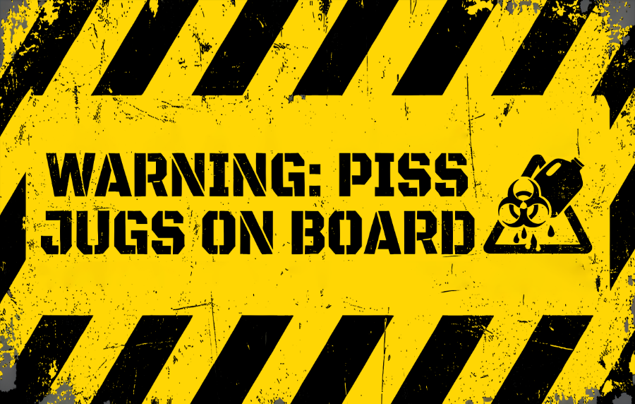 Piss Jugs On Board HFN Car Magnet Funny Meme Car Decal Waterproof Vinyl Gag Gift for Weird