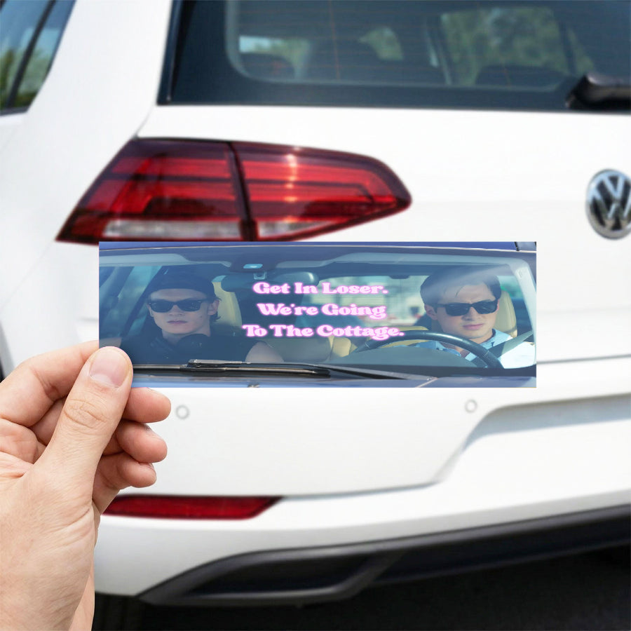 Heated Rivalry Car Magnet Funny Bumper Sticker Vinyl Car Decal Meme