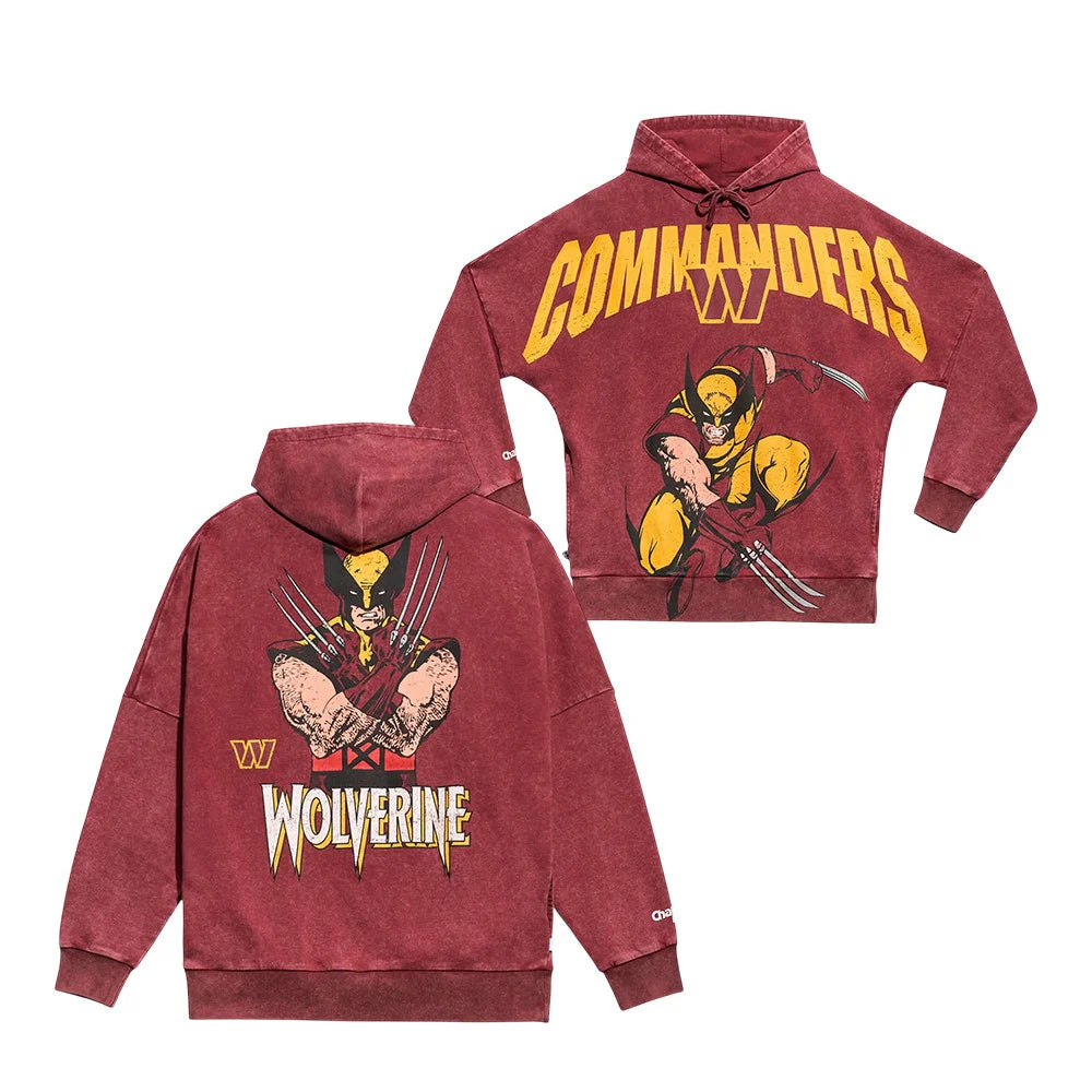 Washington Commanders X Wolverine Graphic Hoodie Best Gifts For Washington Commanders Fans - Hoodie HG