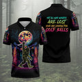 Not All Who Wander Are Lost Bigfoot Funny Mens Golf Polo Shirt HG  Funny Polo Shirt HG Golf Gift For Him