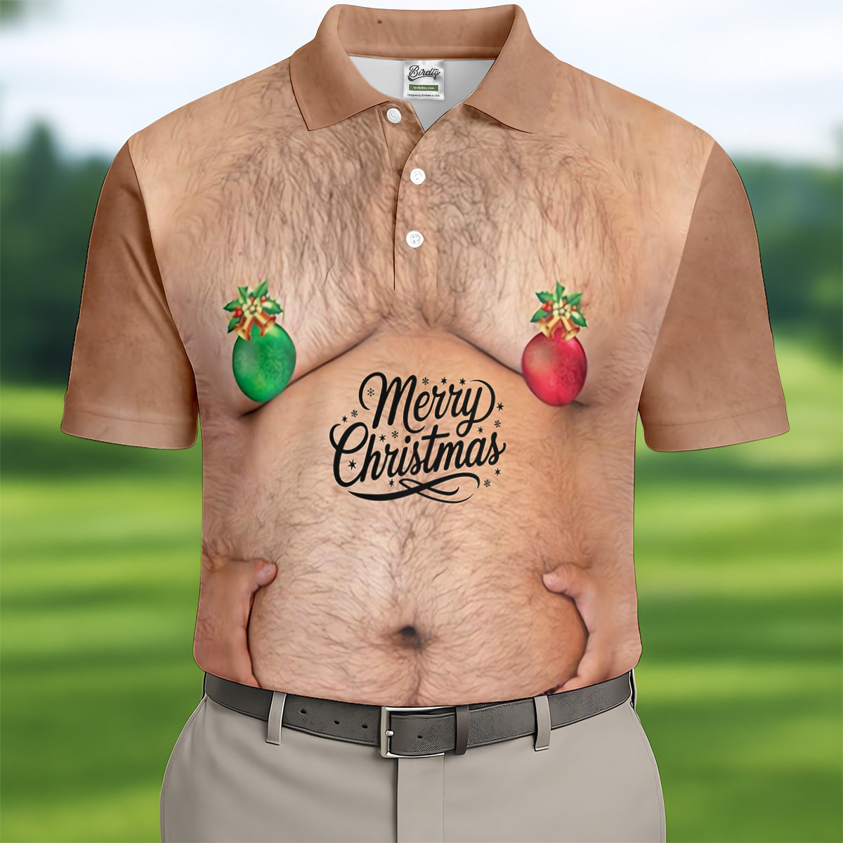 Funny Ugly Hairy Belly Golf Tops For Men  Christmas Golf Shirt  HG Polo Shirt HGs For Men  Golf Shirts For Men
