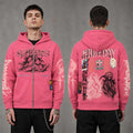 SuicideboyS Merch Greyday 2026 North America Tour Dates Reaper Pink Zip Hoodie Gift For Rap Lover HG Zipper