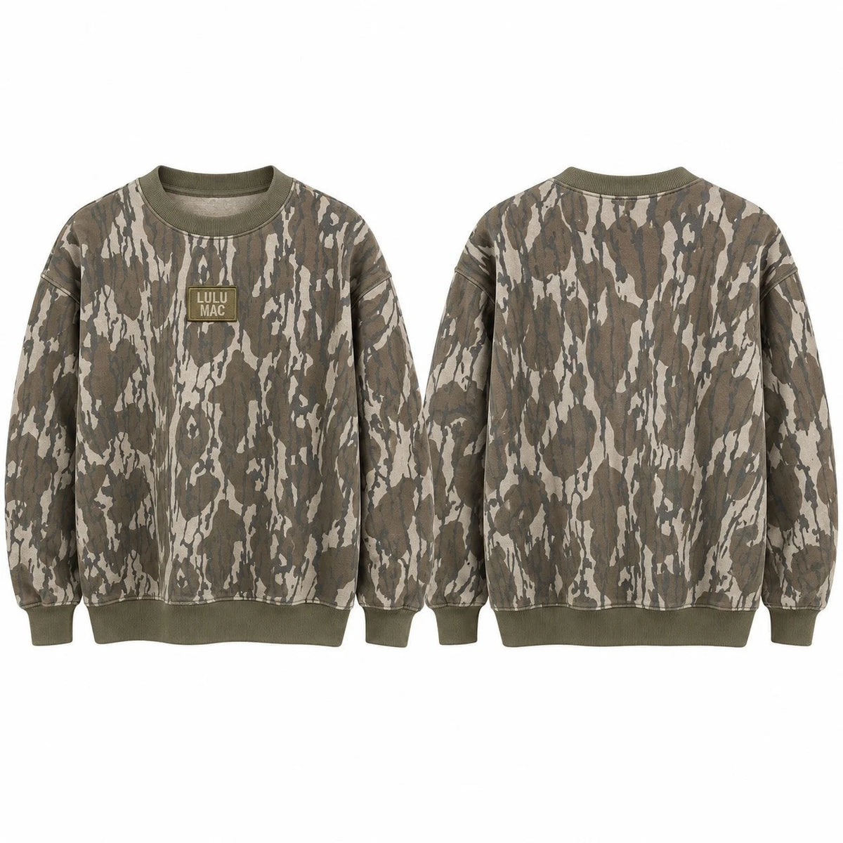 Lulu Mac X Mossy Oak Logo Sweatshirt Lulu Mac Merch Hunting Graphic Clothing Gift - Sweatshirt  HG