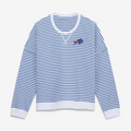 Buffalo Striped French Terry Sweatshirt Gift For Bestie - Sweatshirt HG