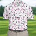 Par Then Bar Flamingo Funny Men Polo Shirt HG   US Patriotic Pride Men's Golf Polo Shirt HG  Patriotic Polo Shirt HG USA Golf Shirt