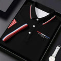 United States Of America 250 Years Navy Golf Shirt  HG Patriotic Golf Shirt  HG Golf Shirts For Men  4th Of July Golf Shirt