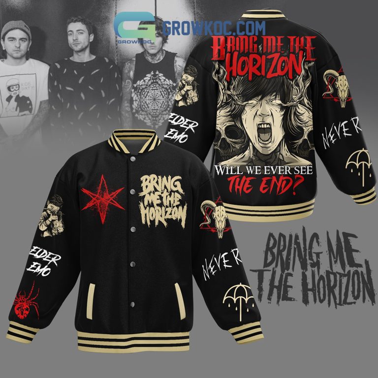 Bring Me The H0rizon Never Baseball Jacket LN
