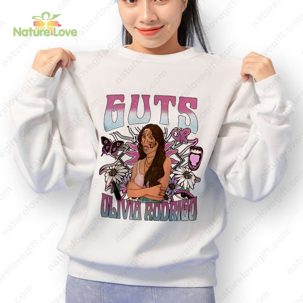 Guts Olivia Rodrigo Shirt Oliviaâs Music Tour Merch NNA