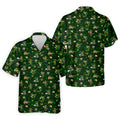St Patrick's Day Golf Leprechaun Pose Shamrock Hawaiian Shirt HG   Fun Hawaiian Shirt HG s For Men  Polo For Men