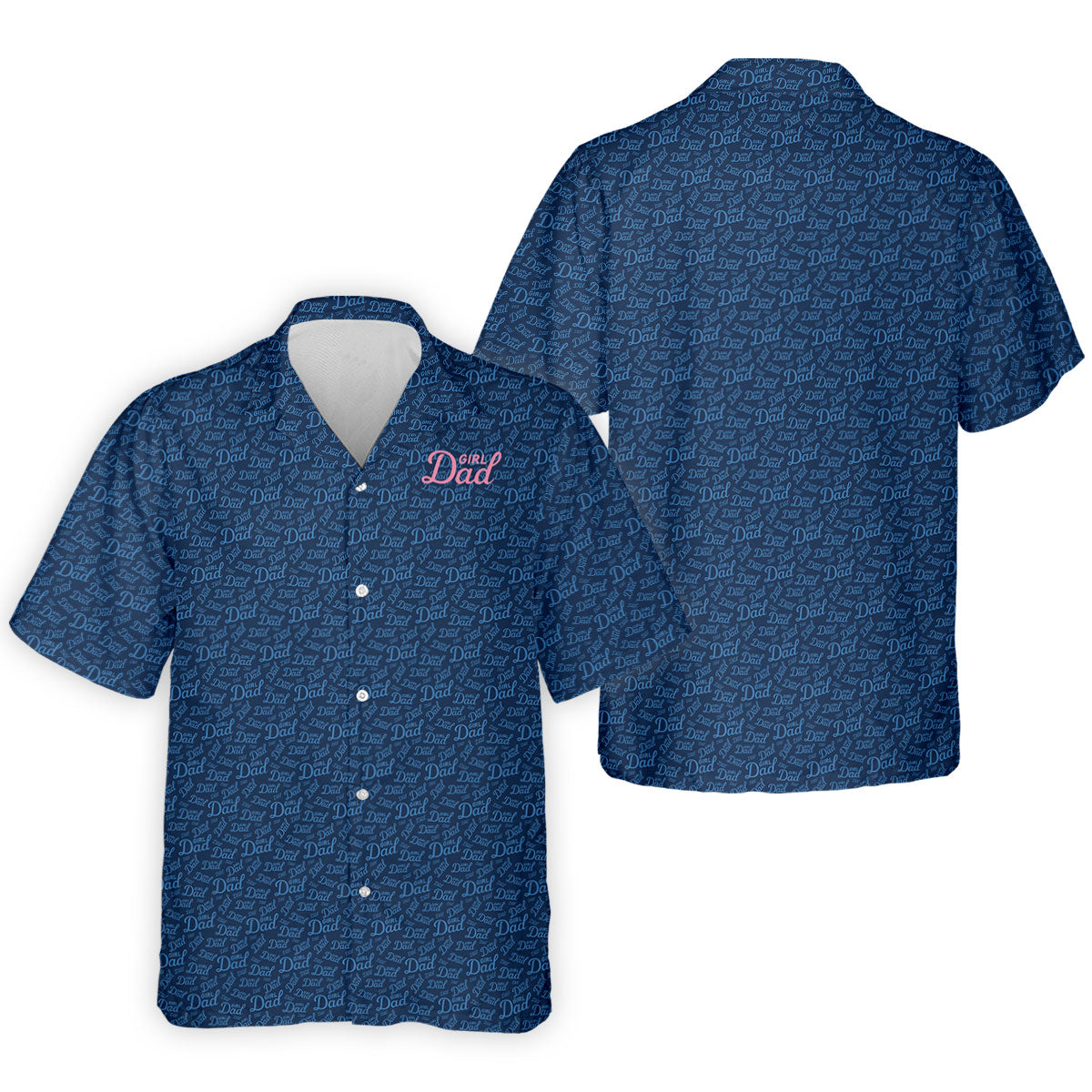 Girl Dad Father's Day Hawaiian Shirt HG   Hawaiian Shirt HG s For Men  Gift For Golf Dad  Golfing Apparel