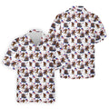 Funny Bigfoot 4th Of July With American Flag Pattern White Hawaiian Shirt HG  For Men  250th Anniversary Patriotic Hawaiian Shirt HG