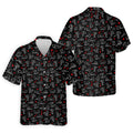 Naughty Position Stick Figure Couple Black Hawaiian Shirt HG  Golfer Valentines Gift  Fun Hawaiian Shirt HG  For Men