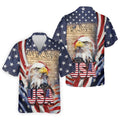 We The People Bald Eagle USA 250th Anniversary Men's Golf  s  4th Of July Patriotic Hawaiian Shirt HG