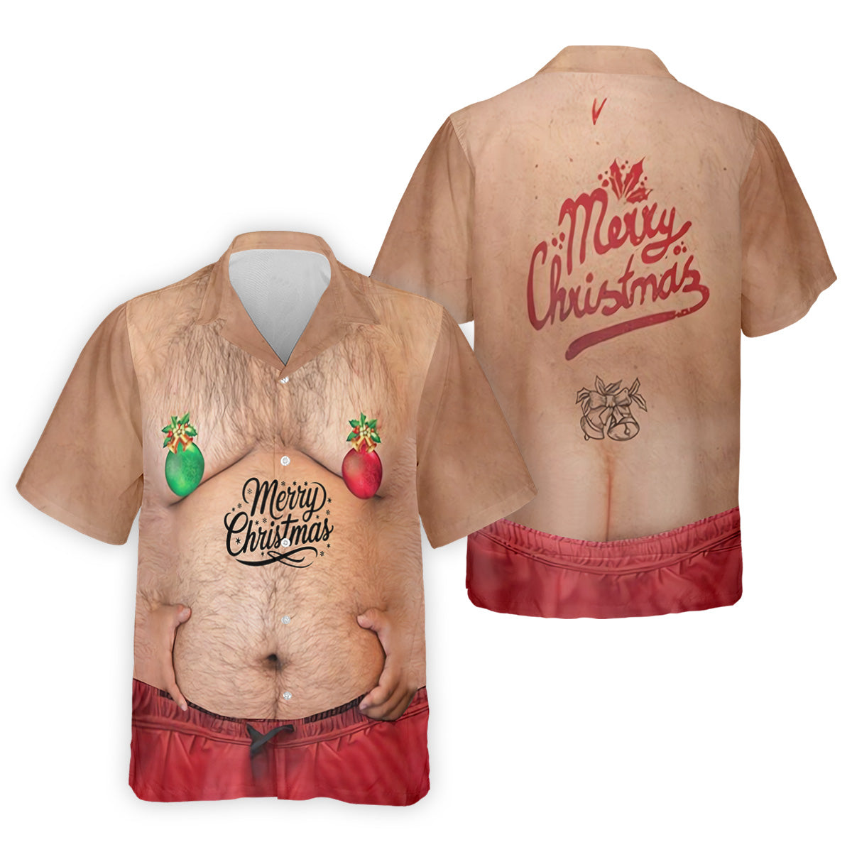Funny Ugly Hairy Belly Golf Tops For Men  Christmas Hawaiian Shirt HG   Hawaiian Shirt HG s For Men  Hawaiian Shirt HG s For Men