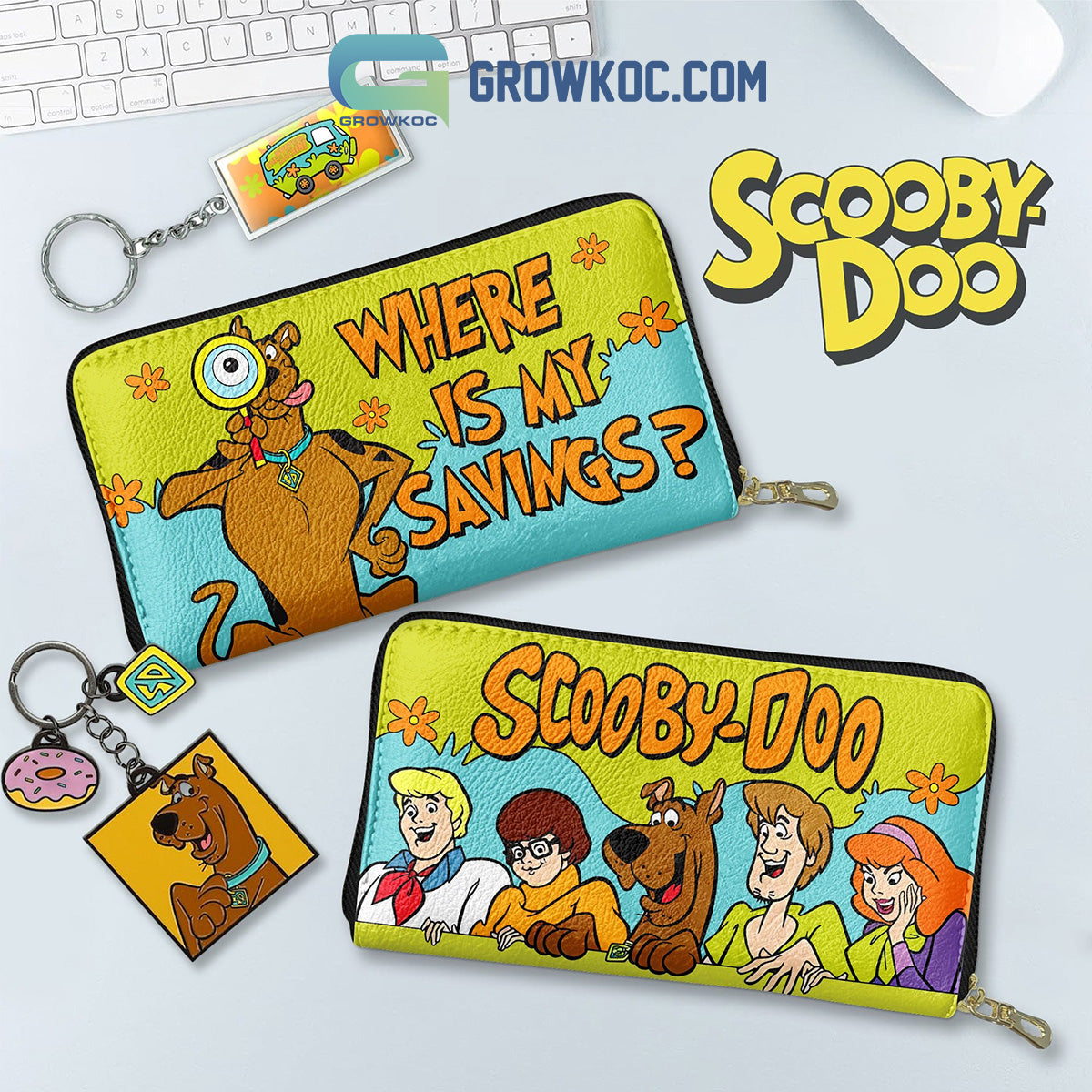 Scooby Doo Where Is My Savings Woman Purse Wallet PU Wallet HG