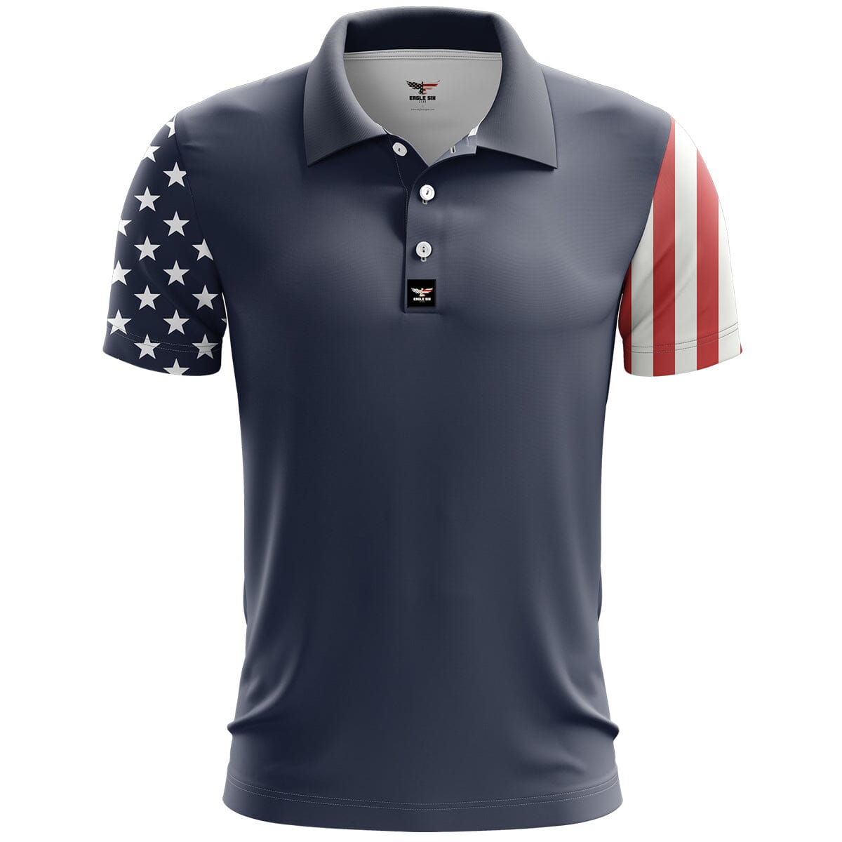 American Flag Golf Polo Shirt HG HG  Mens Golf Gift  Patriotic Polo Shirt HG America 250 Anniversary Golf Polo