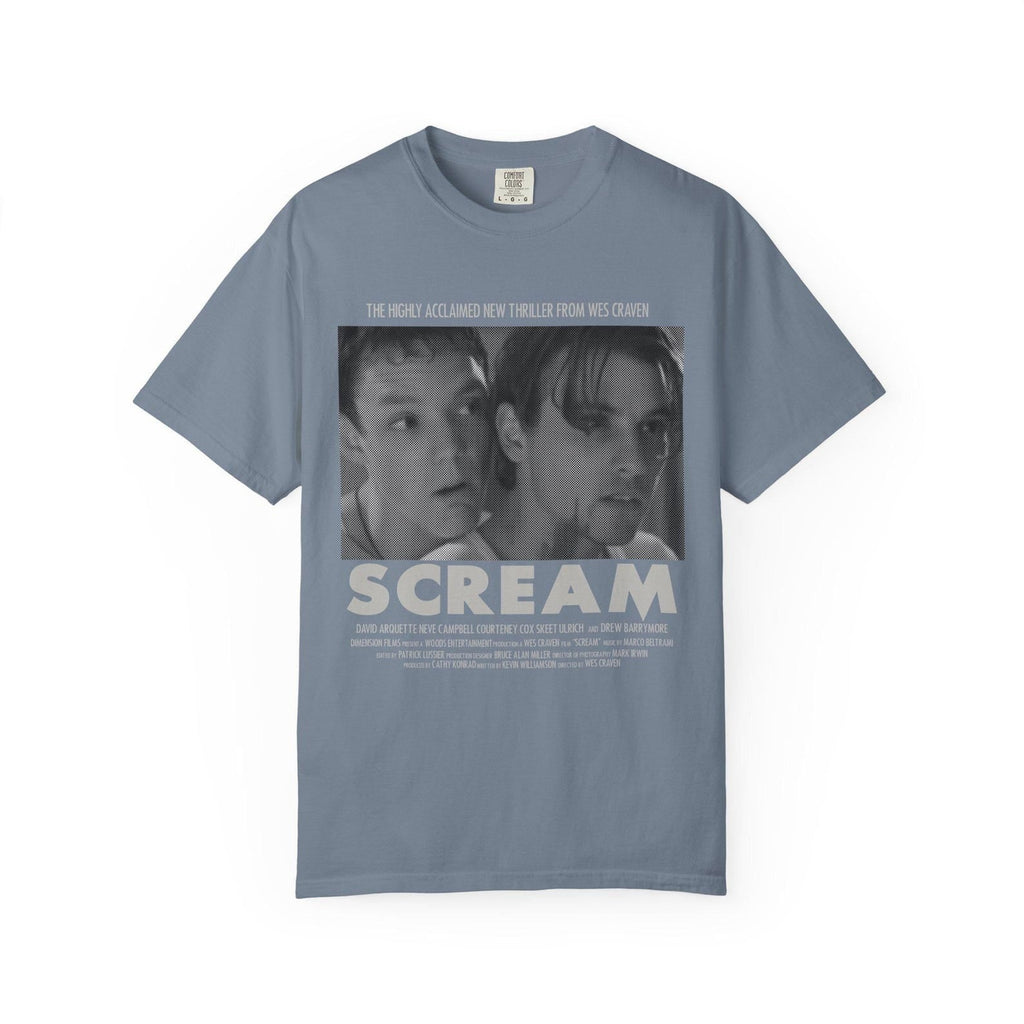 Halloween Scream Movie Tee: Spooky Season DIEU Comfort Colors Shirt