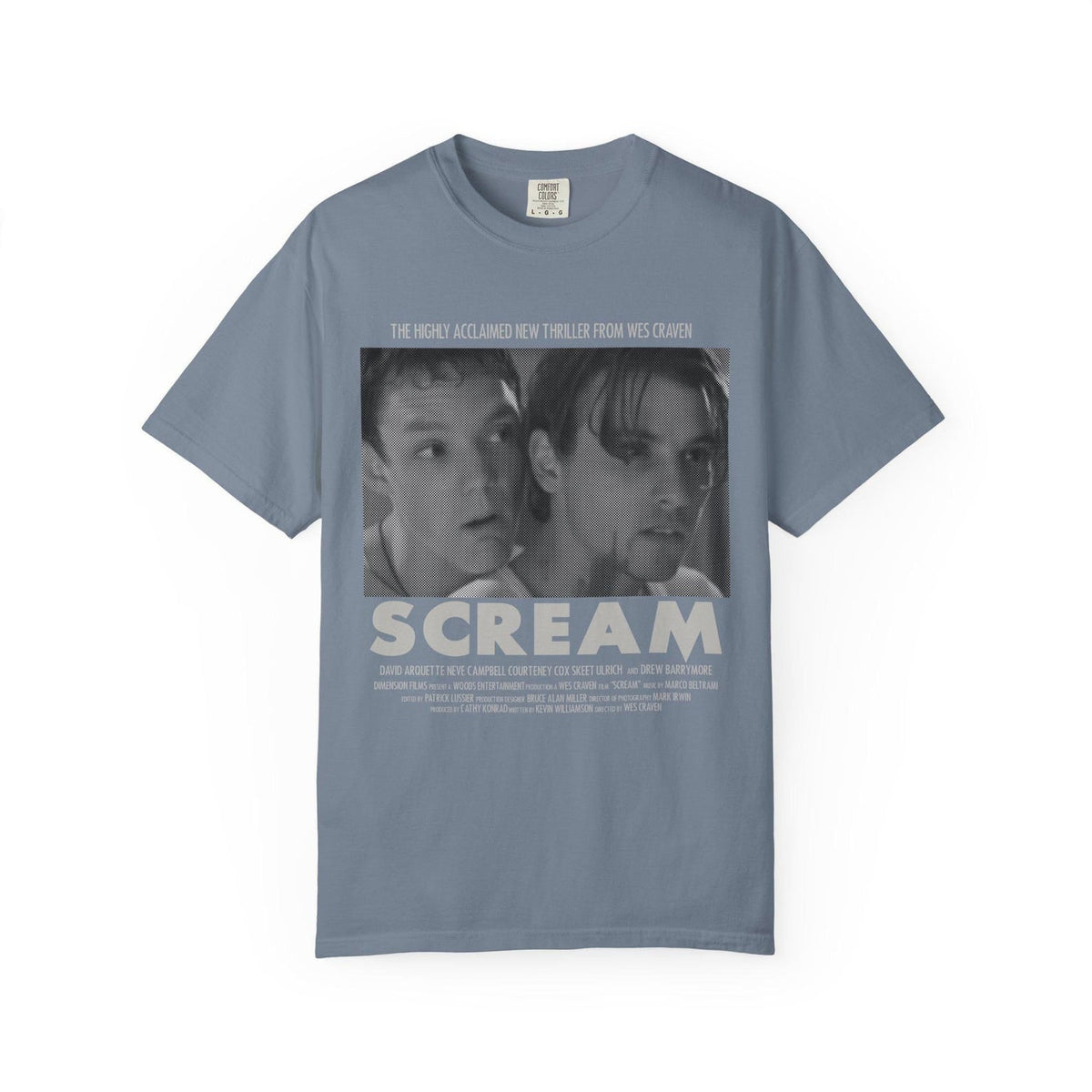Halloween Scream Movie Tee: Spooky Season DIEU Comfort Colors Shirt