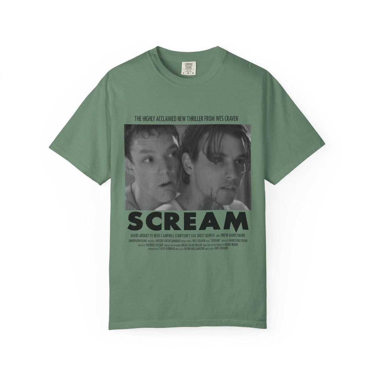 Halloween Scream Movie Tee: Spooky Season DIEU Comfort Colors Shirt