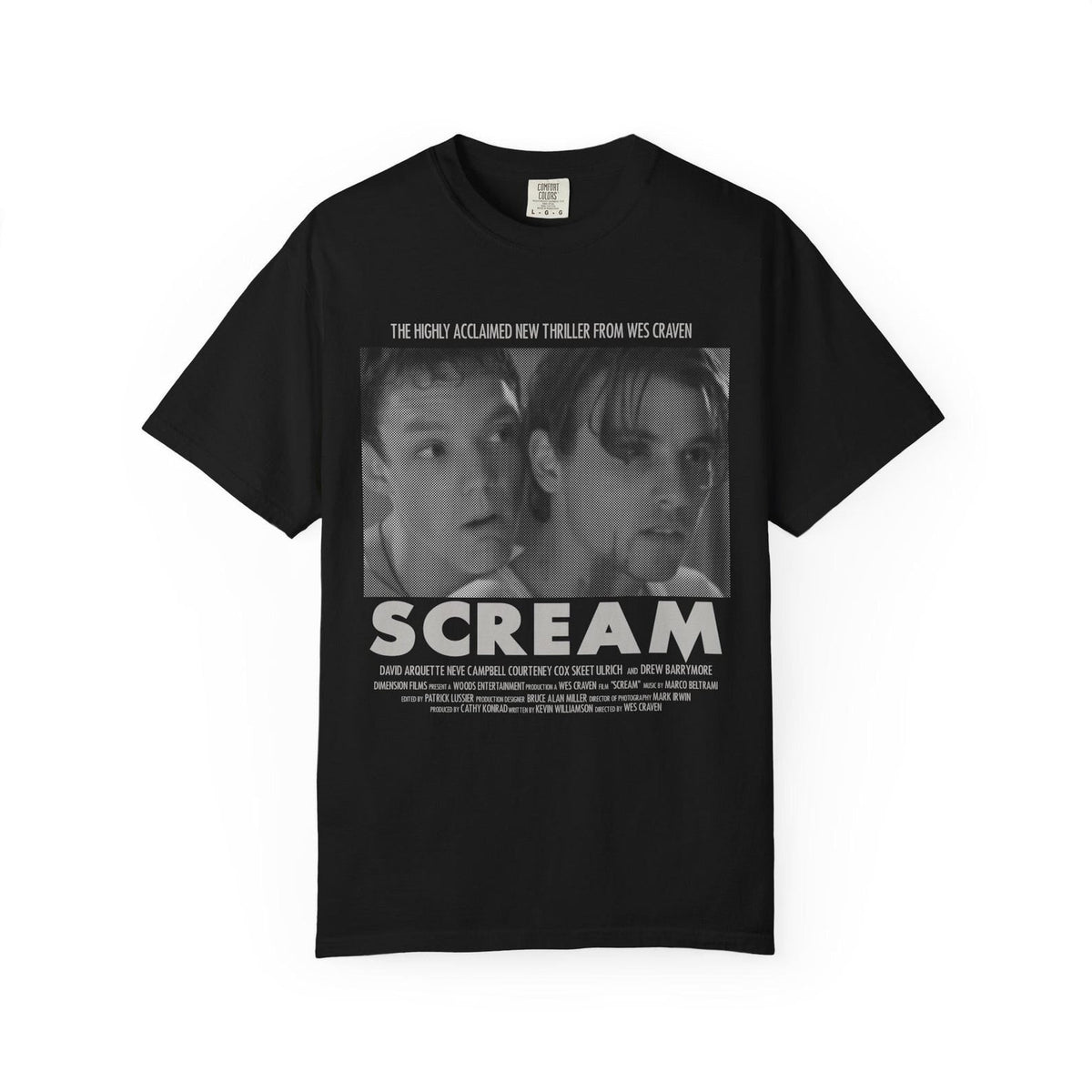 Halloween Scream Movie Tee: Spooky Season DIEU Comfort Colors Shirt