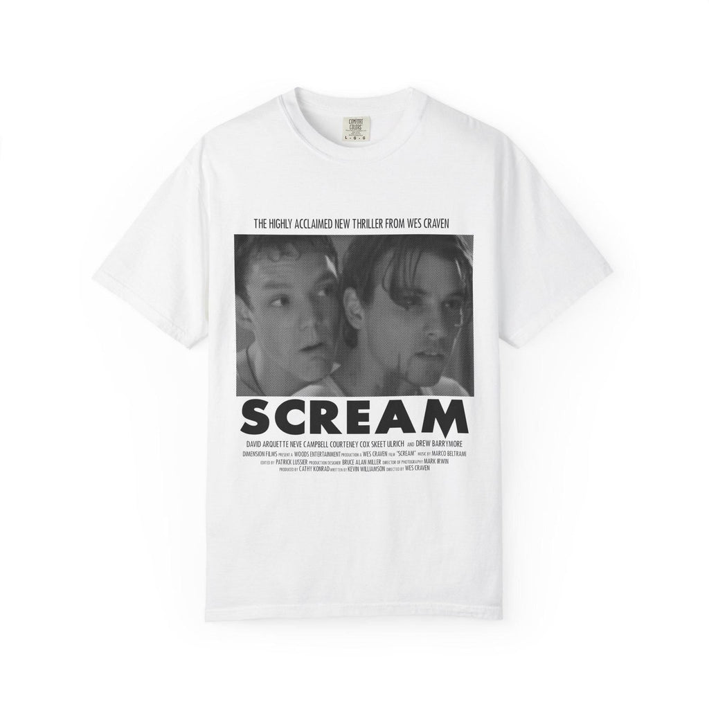 Halloween Scream Movie Tee: Spooky Season DIEU Comfort Colors Shirt