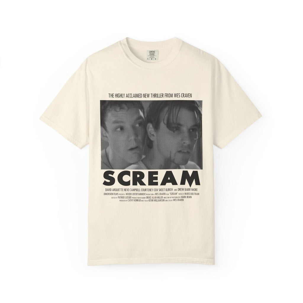 Halloween Scream Movie Tee: Spooky Season DIEU Comfort Colors Shirt