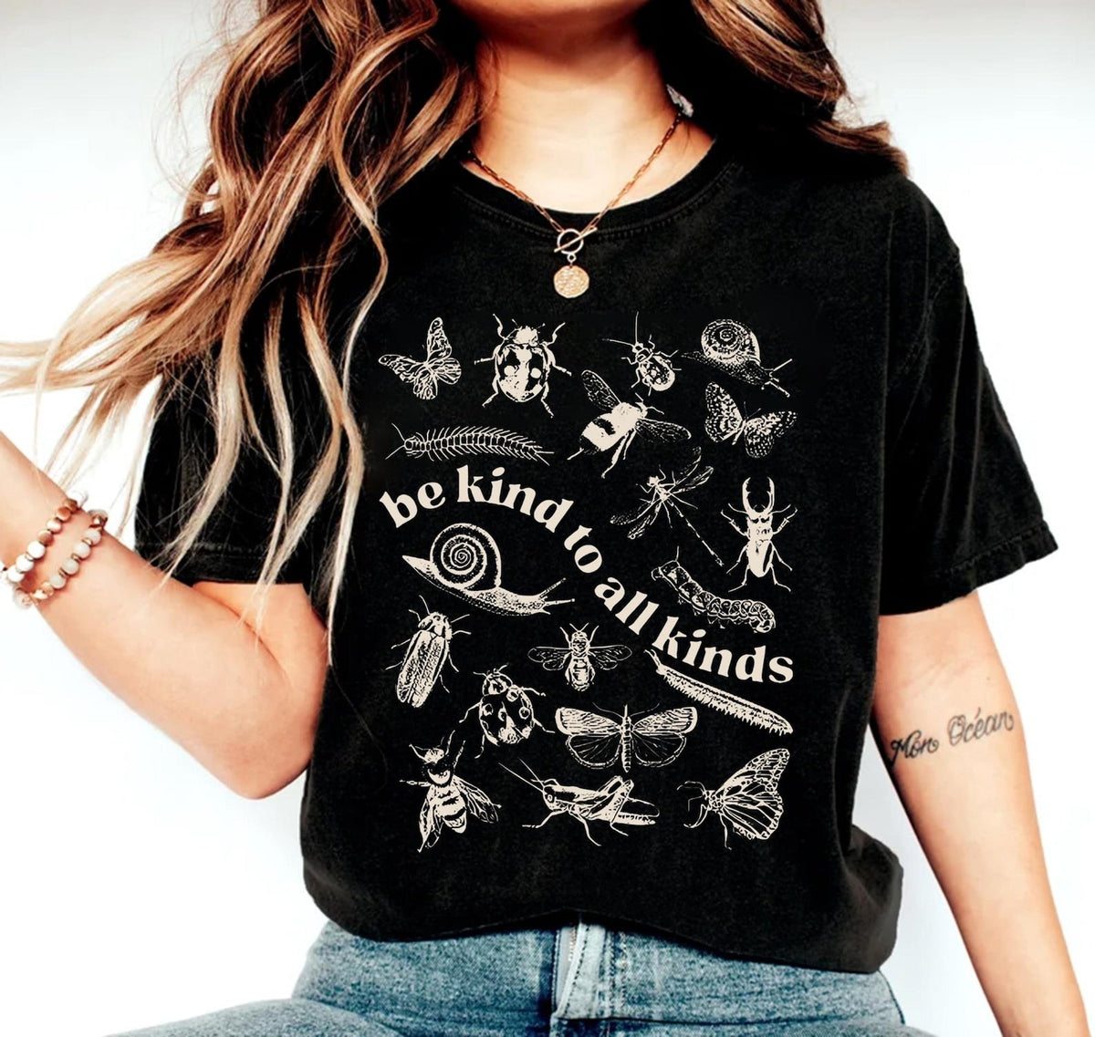 Be Kind to All Kinds Shirt, Insect Bug DIEU