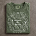 Respect the Locals Cryptid Shirt Comfort Colors DIEU Mothman Alien Graphic Tee