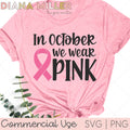 Breast Cancer Awareness Pink Ribbon Design HG
