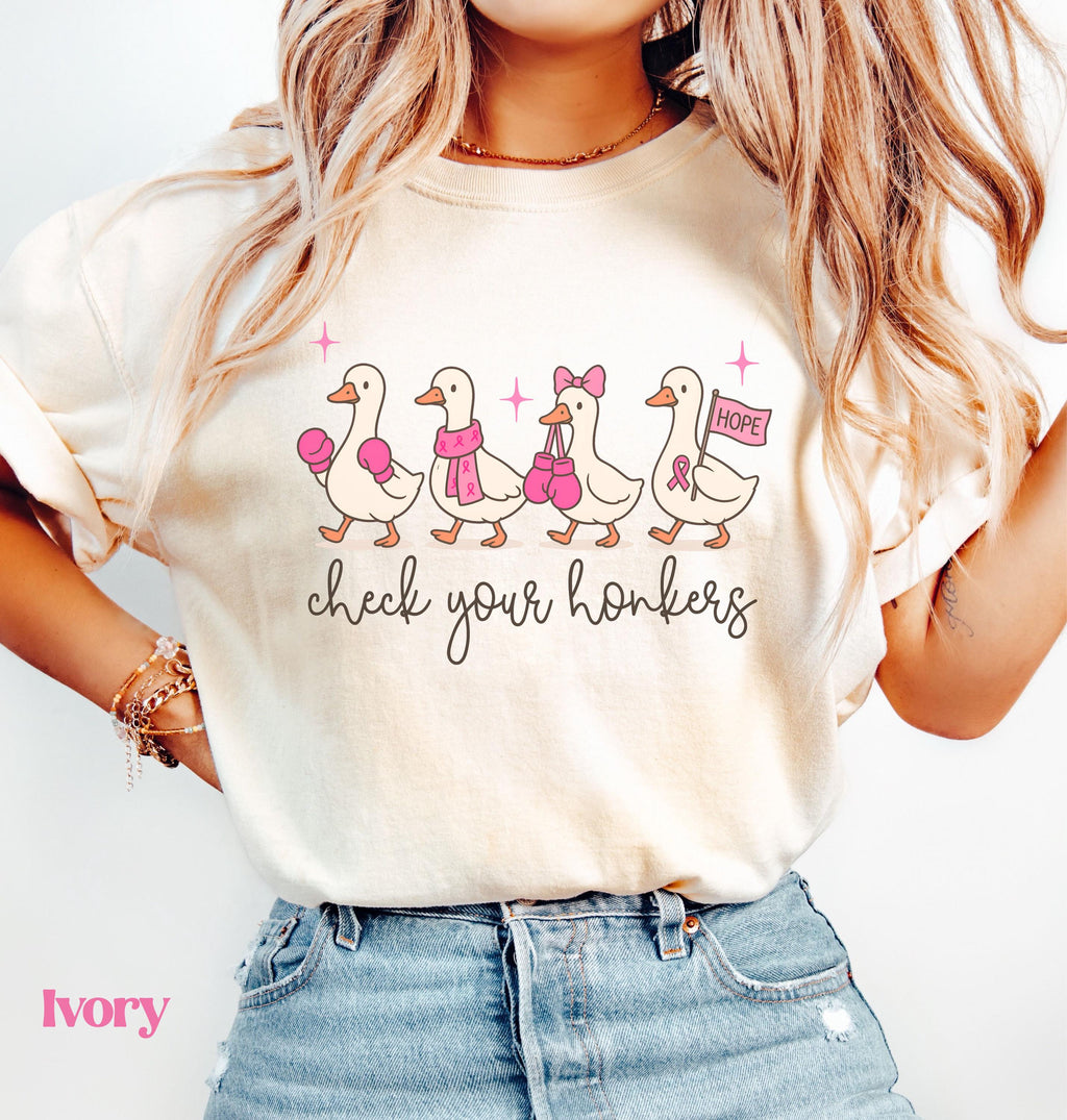 Funny Goose Breast Cancer Shirt HGFor Women  Breast Cancer Support TShirt HG Breast Cancer Warrior Gift  Breast Cancer Awareness Month Tee