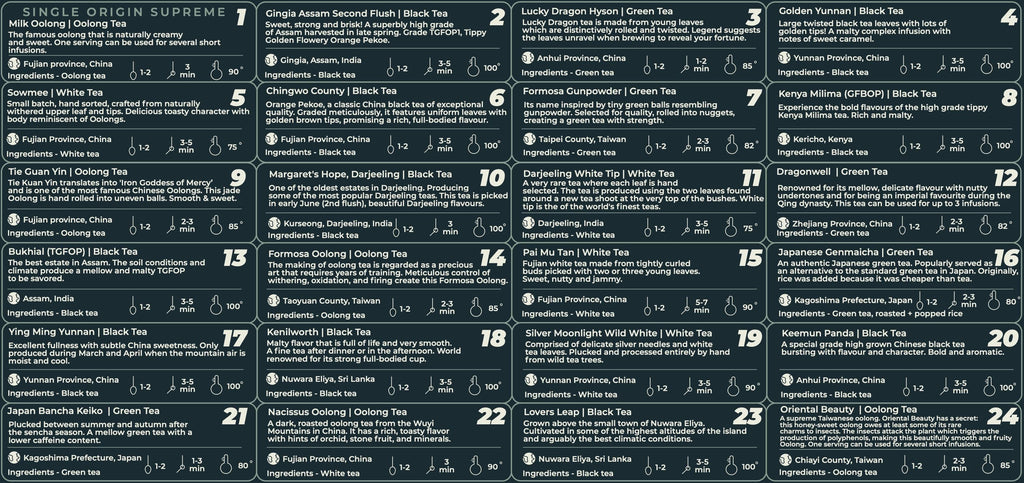 Tea Advent Calendar HG 2026: Christmas Blends, Single Origin, Breakfast, Caffeine-Free