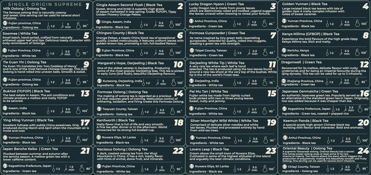Tea Advent Calendar HG 2026: Christmas Blends, Single Origin, Breakfast, Caffeine-Free