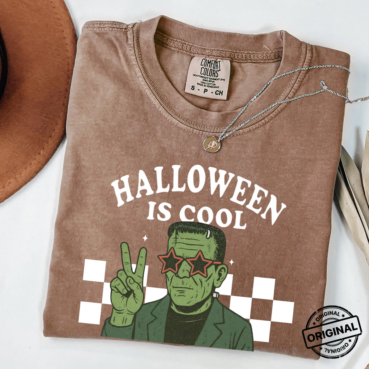 Halloween is Cool Shirt  Simple Halloween Shirt  90s Halloween Shirt  Frankenstein Shirt  Halloween Movie Shirt NNA
