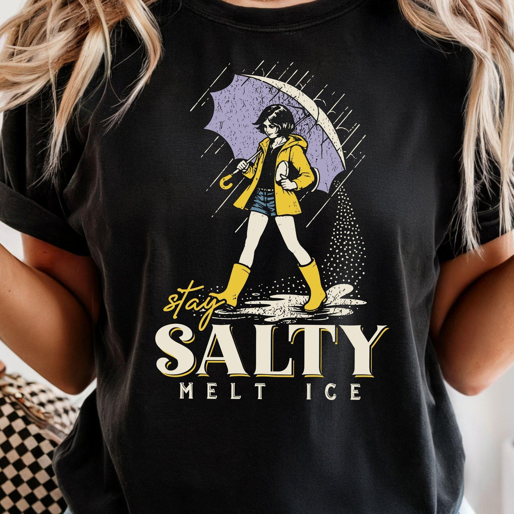 Comfort Colors No Ice Shirt  Stay Salty Melt ICE  Pro Immigration  Abolish ICE TShirt  Anti ICE Political Shirt  Social Justice Shirt NNA
