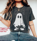 Mouse Friendly Spooky Mouse Ghost T-Shirt  Mouse's Not So Scary Halloween Party 2026 Family Matching Tee  Spooky Season NNA