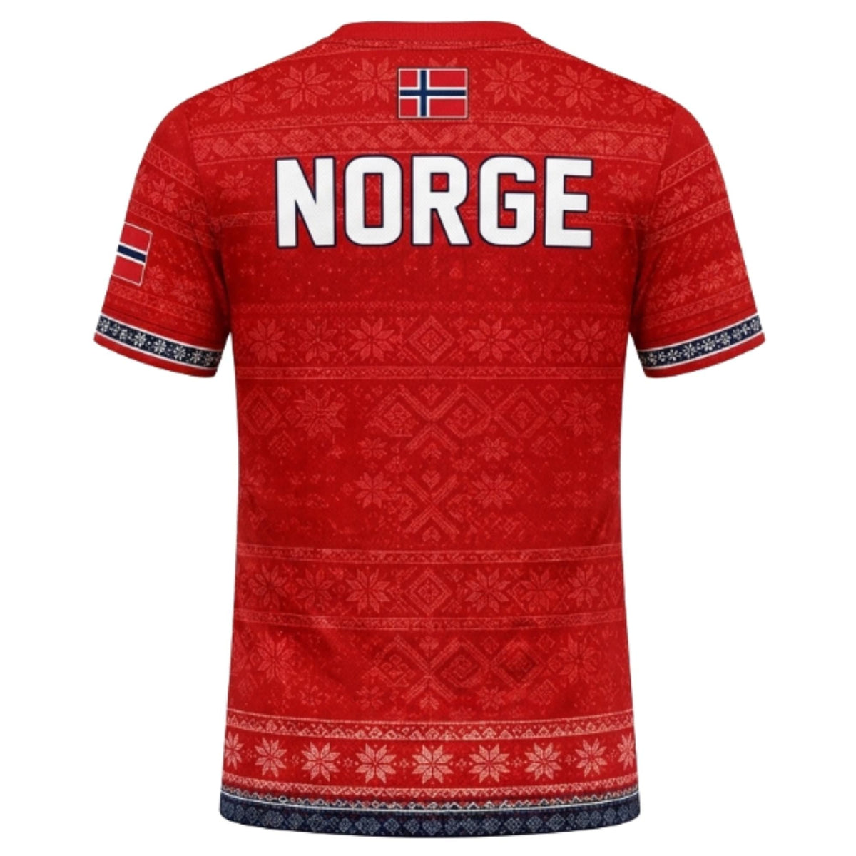 Norway HFN Shirt Norwegian Flag Tee Viking Fjord Nordic Soccer Jersey Gift for Men