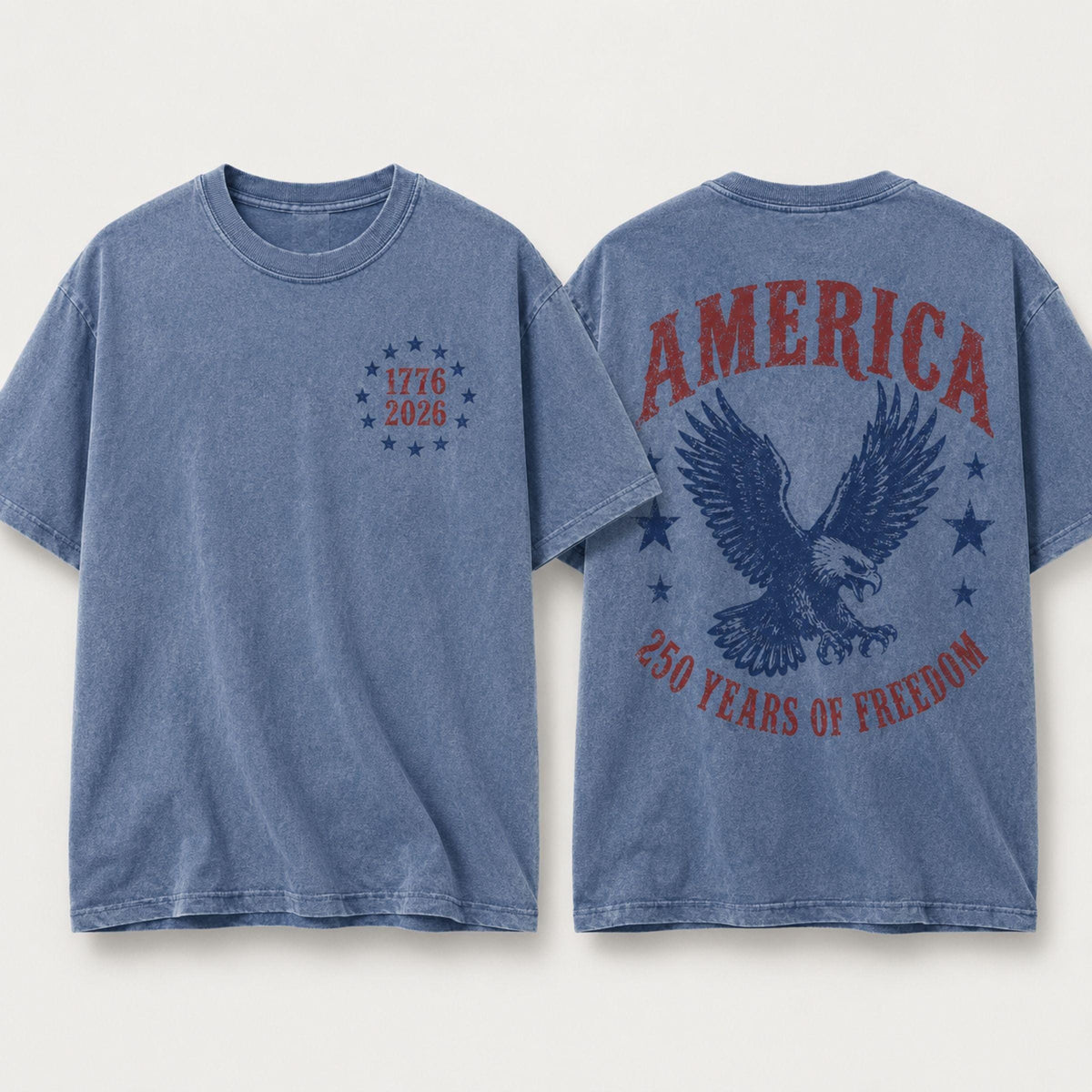TT Comfort Colors America Eagle Shirt  250th Anniversary Tee  Patriotic Western Shirt  250 Years of Freedom T-Shirt  Fourth of July Shirt NNA