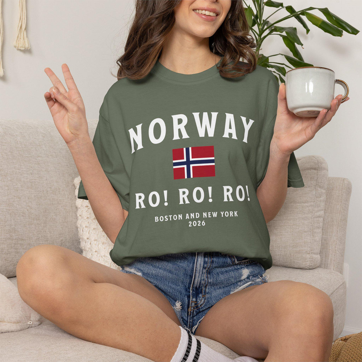 Norway Ro Football HFN T Shirt New York Playful Roe Shirt Norwegian Tee World Cup Football Row Shirt Gift Football Soccer Fan