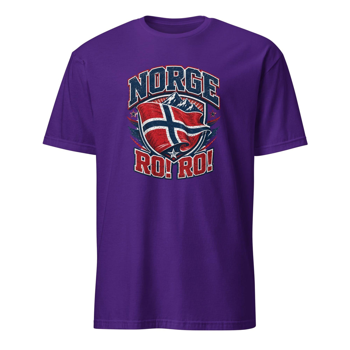 NORGE RO! RO! Norway Flag HFN Shirt Norwegian Pride Tee Norge Football Fan T-Shirt Viking Nordic Supporter Gift Grunge Norway Tee Men's Gift