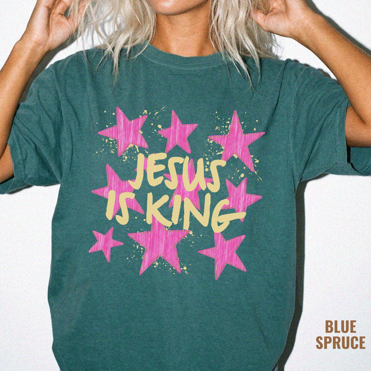 Jesus Is King Shirt | Comfort Colors Christian Tshirt | Faith Based Apparel | Bible Verse Shirt | Christian Faith Shirt | Jesus Tshirt Women NNA