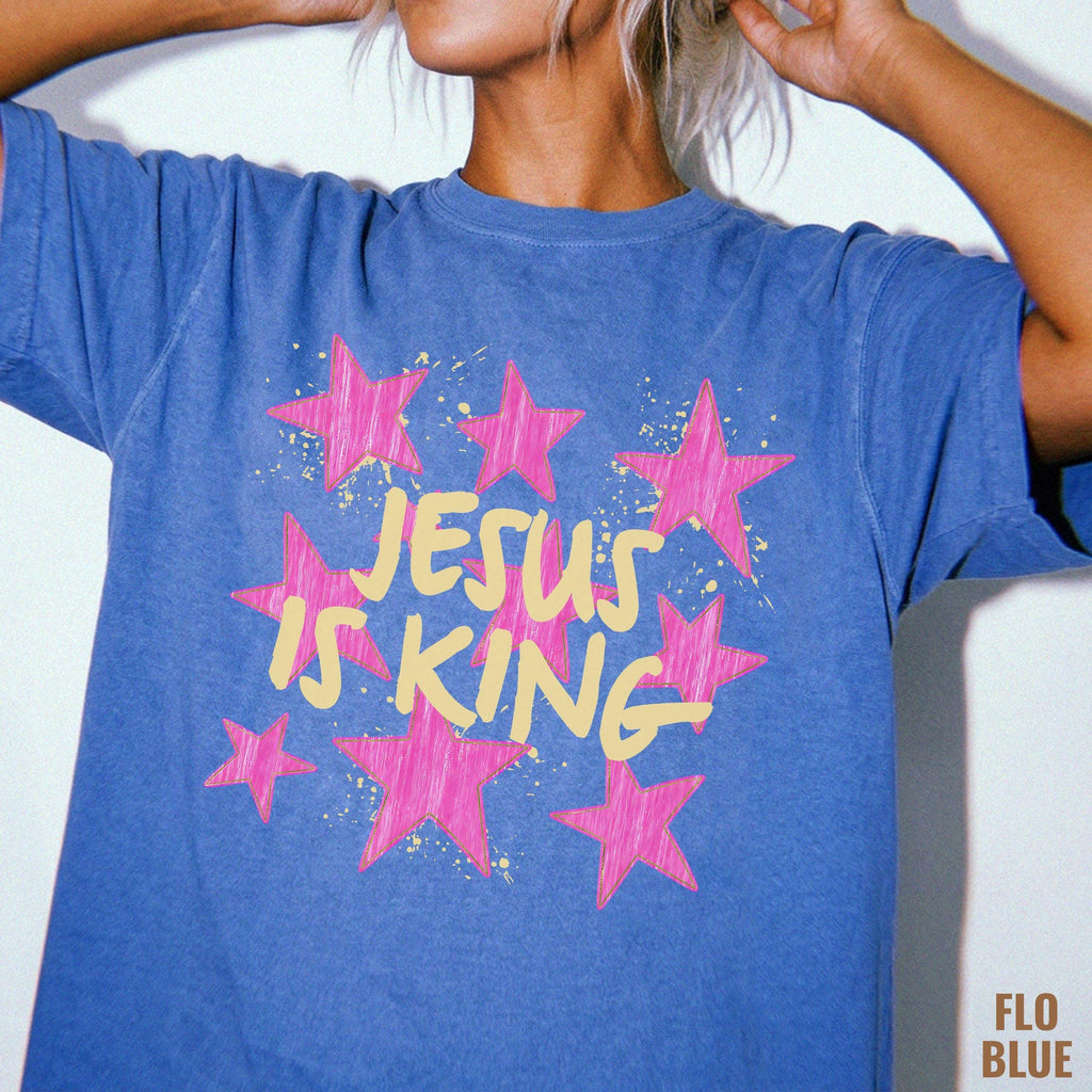 Jesus Is King Shirt | Comfort Colors Christian Tshirt | Faith Based Apparel | Bible Verse Shirt | Christian Faith Shirt | Jesus Tshirt Women NNA