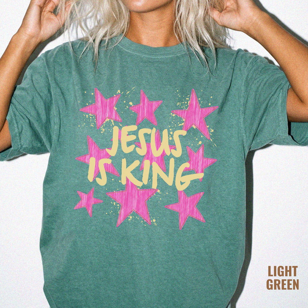 Jesus Is King Shirt | Comfort Colors Christian Tshirt | Faith Based Apparel | Bible Verse Shirt | Christian Faith Shirt | Jesus Tshirt Women NNA